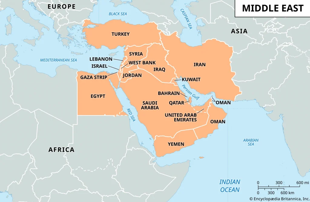 Middle East Map
