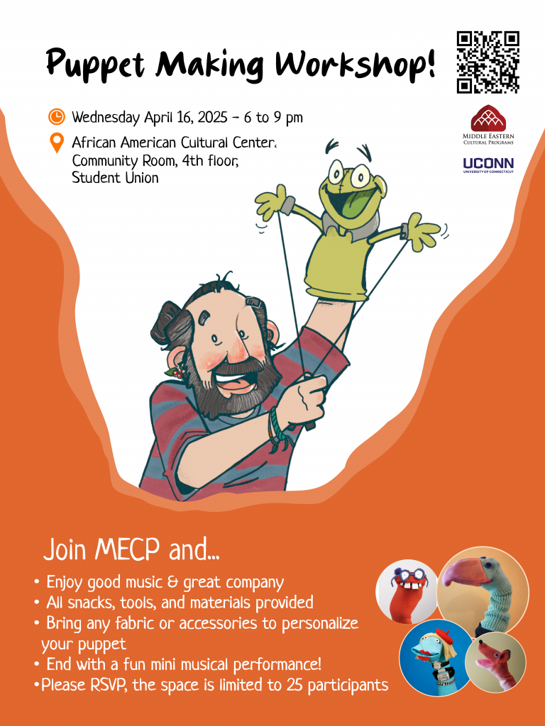 Puppet making workshop Poster
